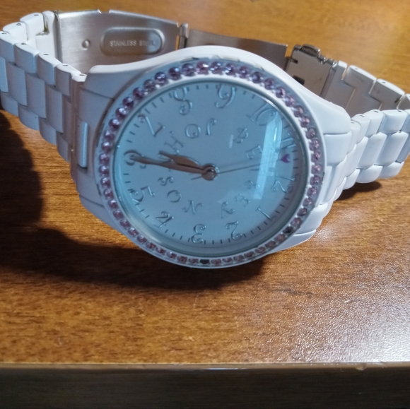 Betsey Johnson Women's Crystal Embellished Watch BJC3241 - Picture 2 of 6